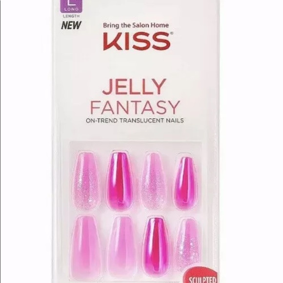 New KISS Jelly Fantasy On-trend Translucent Nails - Picture 4 of 5